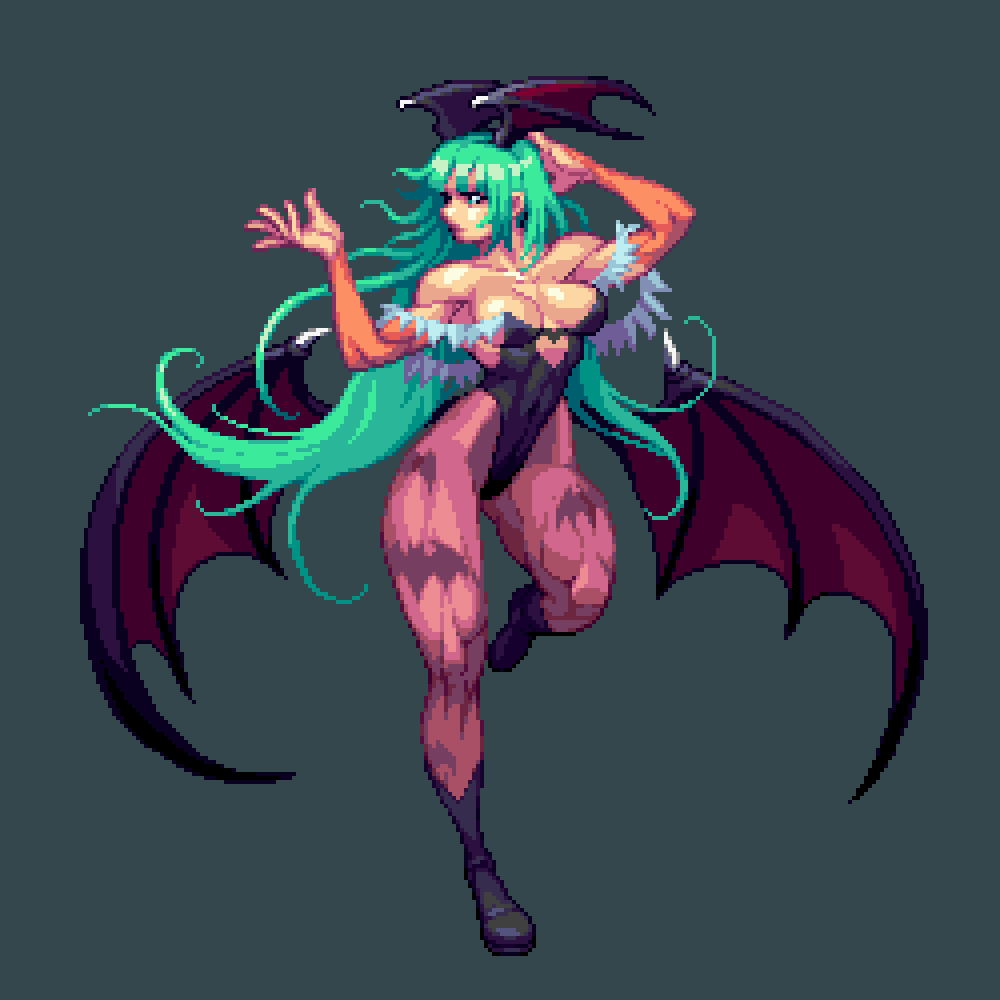Morrigan pixel art